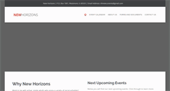 Desktop Screenshot of newhorizons2.com